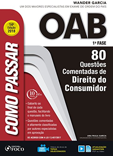 Livro PDF Como passar na OAB 1ª Fase: direito do consumidor: 80 questões comentadas