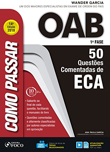 Livro PDF Como passar na OAB 1ª Fase: ECA: 50 questões comentadas