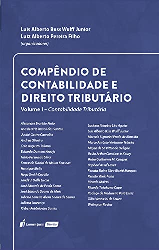 Capa do livro: Compêndio de Contabilidade e Direito Tributário – Volume I – Contabilidade Tributária - Ler Online pdf