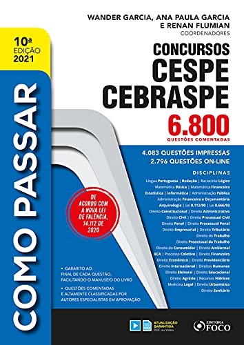 Livro PDF: Concursos CESPE CEBRASPE: 6.800 Questões Comentadas (Como Passar)