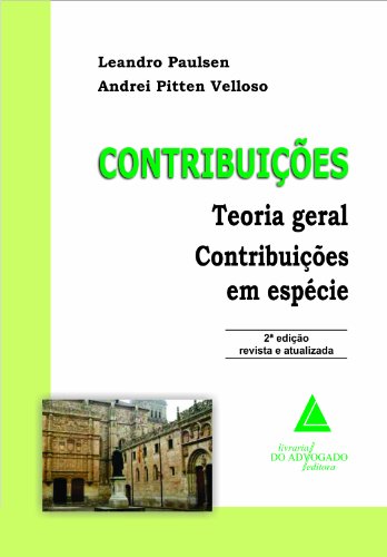 Livro PDF Contribuições Teoria Geral Contribuições Em Espécie