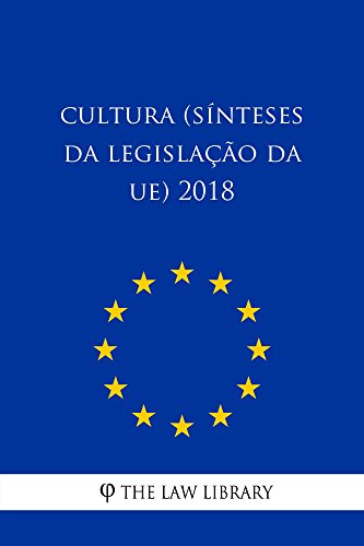 Livro PDF Cultura (Sínteses da legislação da UE) 2018