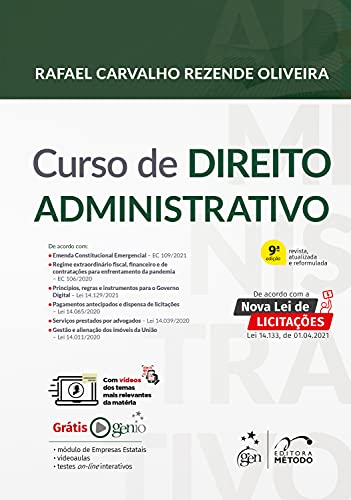 Capa do livro: Curso de Direito Administrativo - Ler Online pdf