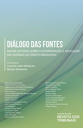 Livro PDF Diálogo das Fontes: novos estudos sobre a coordenação e aplicação das normas no direito brasileiro