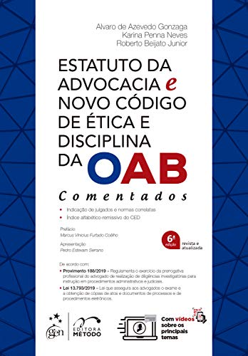 Capa do livro: Estatuto da Advocacia e Novo Código de Ética e Disciplina da OAB – Comentados - Ler Online pdf