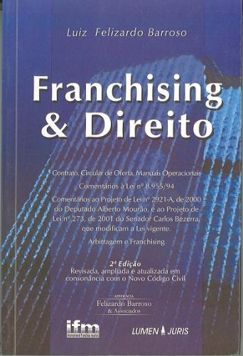 Capa do livro: FRANCHISING & DIREITO - Ler Online pdf