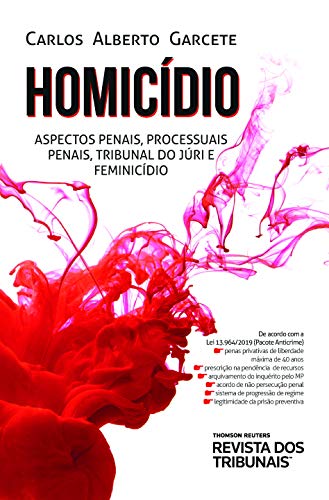 Capa do livro: Homicídio; aspectos penais, processuais penais, tribunal do júri e feminicídio - Ler Online pdf