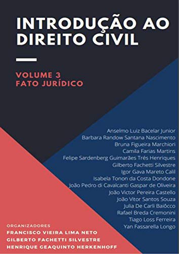 Capa do livro: Introdução ao Direito Civil: Volume 3 | fato jurídico - Ler Online pdf