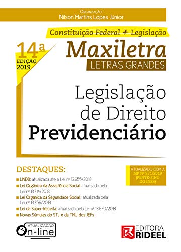 Capa do livro: Legislação de Direito Previdenciário Maxiletra - Ler Online pdf