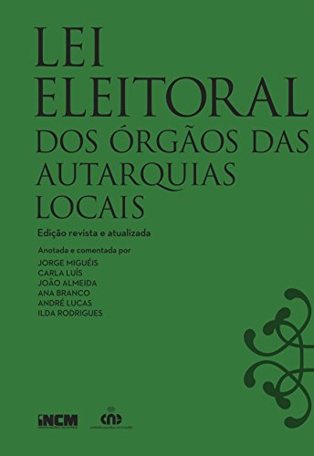 Livro PDF Lei Eleitoral dos Orgãos das Autarquias Locais