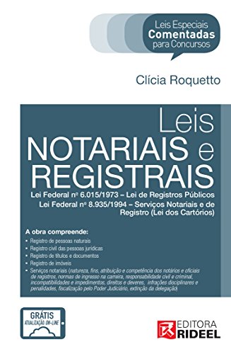 Capa do livro: Leis Especiais Comentadas – Leis Notariais e Registrais - Ler Online pdf