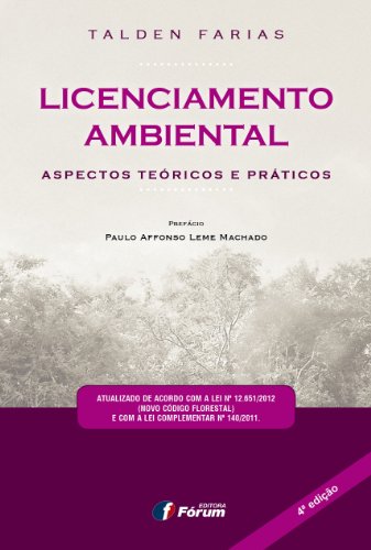 Capa do livro: Licenciamento ambiental – Aspectos teóricos e práticos - Ler Online pdf
