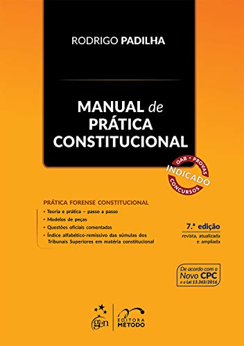 Capa do livro: Manual de Prática Constitucional - Ler Online pdf