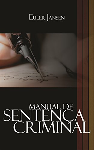 Livro PDF Manual de Sentença Criminal