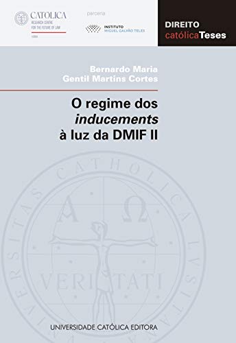 Capa do livro: O regime dos inducements à luz da DMIF II - Ler Online pdf
