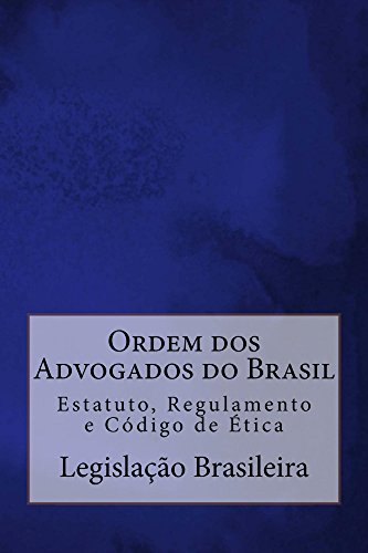 Capa do livro: Ordem dos Advogados do Brasil - Ler Online pdf