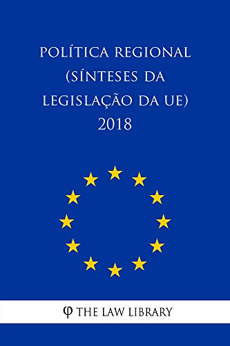 Capa do livro: Política regional (Sínteses da legislação da UE) 2018 - Ler Online pdf