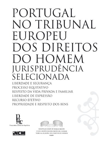 Livro PDF: Portugal no Tribunal Europeu dos Direitos do Homem