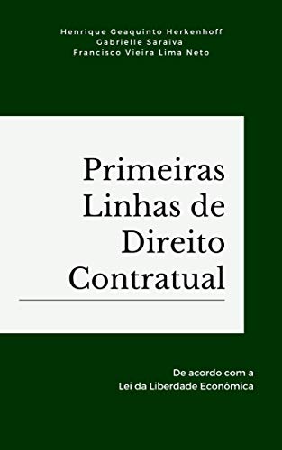 Capa do livro: Primeiras Linhas de Direito Contratual - Ler Online pdf