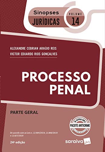 Capa do livro: Processo penal: procedimentos, nulidades e recursos – Coleção Sinopses Jurídicas – Volume 14 - Ler Online pdf