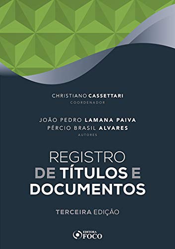 Capa do livro: Registro de títulos e documentos – 3ª ED – 2020 - Ler Online pdf