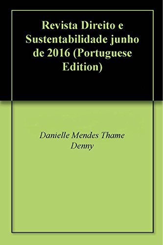 Livro PDF Revista Direito e Sustentabilidade junho de 2016