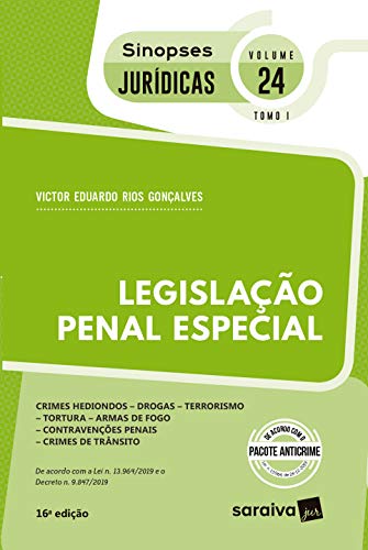Livro PDF Sinopses – Legislação Penal Especial – Vol. 24 – Tomo I – 16ª Edição 2020