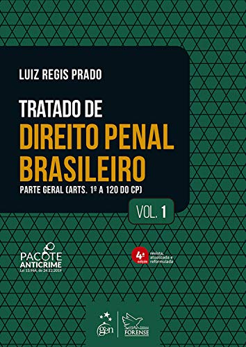 Capa do livro: Tratado de Direito Penal Brasileiro: Parte Geral – Vol. 1 - Ler Online pdf