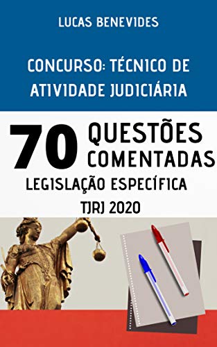 Capa do livro: 70 Questões Comentadas Legislação Especial TJRJ 2020: Técnico de Atividade Judiciária - Ler Online pdf