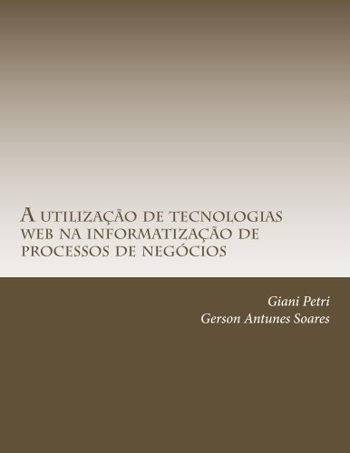 Livro PDF A utilização de tecnologias web na informatização de processos de negócios