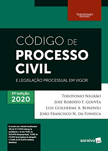 Livro PDF: Código de Processo Civil e Legislação Processual em Vigor – 51ª Edição 2020