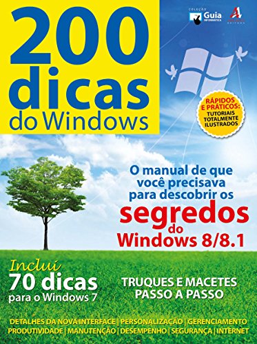 Livro PDF Coleção Guia Informática – 200 dicas do windows
