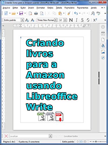 Capa do livro: Criando livros para a Amazon usando o Libreoffice Write - Ler Online pdf