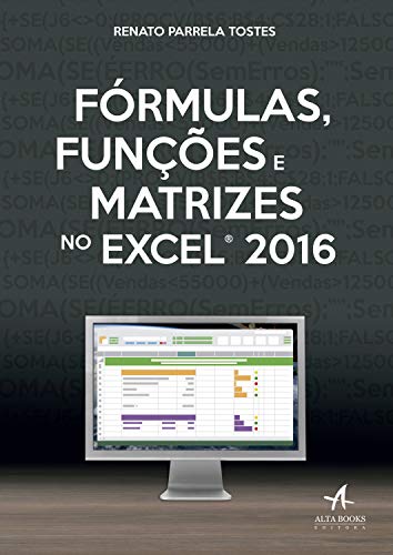 Livro PDF Fórmulas, funções e matrizes no Excel 2016