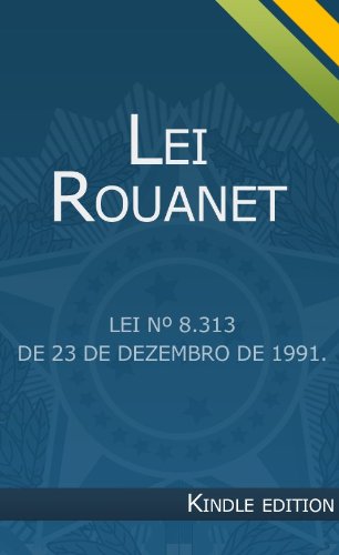 Livro PDF Lei Rouanet – Lei nº 8.313