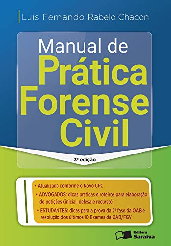 Capa do livro: MANUAL DE PRÁTICA FORENSE CIVIL - Ler Online pdf