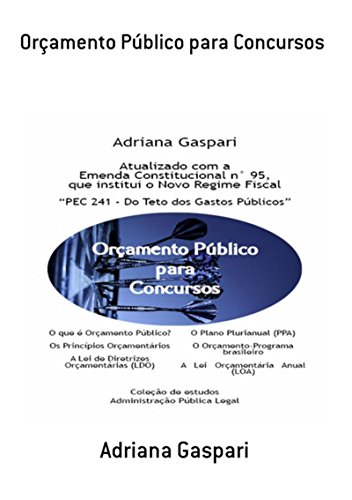 Capa do livro: Orçamento Público Para Concursos - Ler Online pdf