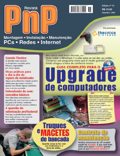 Livro PDF PnP Digital nº 15 – Upgrade de Computadores, truques de bancada, contratos de manutenção e outros trabalhos