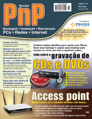 Livro PDF PnP Digital nº 23 – Access point, Tudo sobre a gravação de CDs e DVds