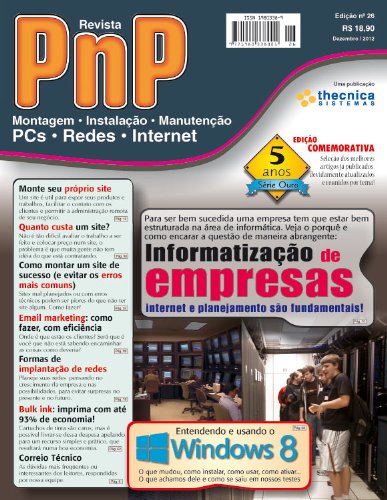 Livro PDF PnP Digital nº 26 – Informatização de empresas, entendendo o Windows 8