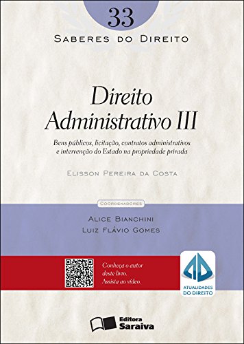 Livro PDF: SABERES DO DIREITO 33 – DIREITO ADMINISTRATIVO III