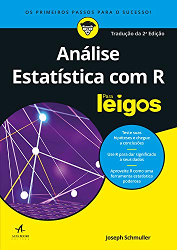 Capa do livro: Análise Estatística com R Para Leigos - Ler Online pdf
