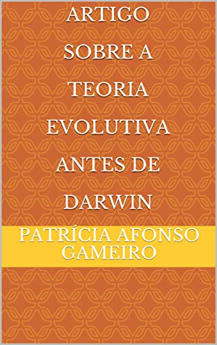 Livro PDF Artigo Sobre A Teoria Evolutiva antes de Darwin