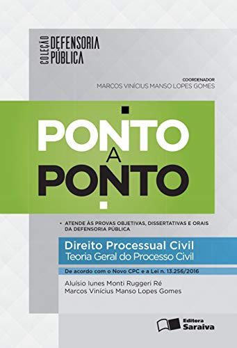 Capa do livro: Coleção Defensoria Pública – Ponto a Ponto – Direito Processual Civil Teoria Geral do Processo Civil - Ler Online pdf