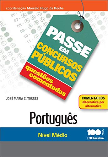 Capa do livro: Coleção Passe em Concursos Públicos – Questões Comentadas – Português: Nível Médio - Ler Online pdf
