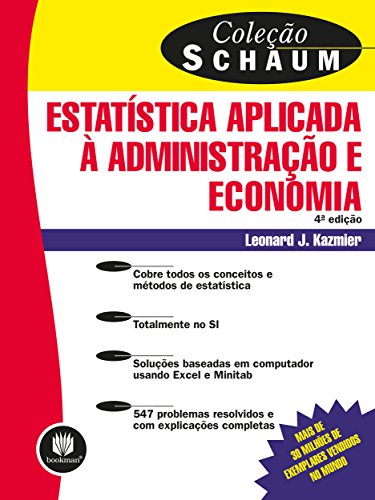 Capa do livro: Estatística Aplicada à Administração e Economia (Coleção Schaum) - Ler Online pdf