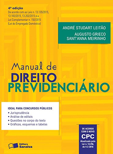 Livro PDF: MANUAL DE DIREITO PREVIDENCIÁRIO