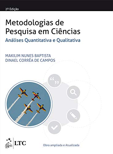 Capa do livro: Metodologias Pesquisa em Ciências – Análise Quantitativa e Qualitativa - Ler Online pdf
