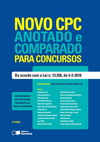 Livro PDF: Novo CPC anotado e comparado para Concursos