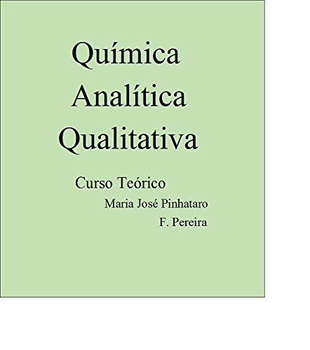 Livro PDF Química Analítica Qualitativa – Curso Teórico